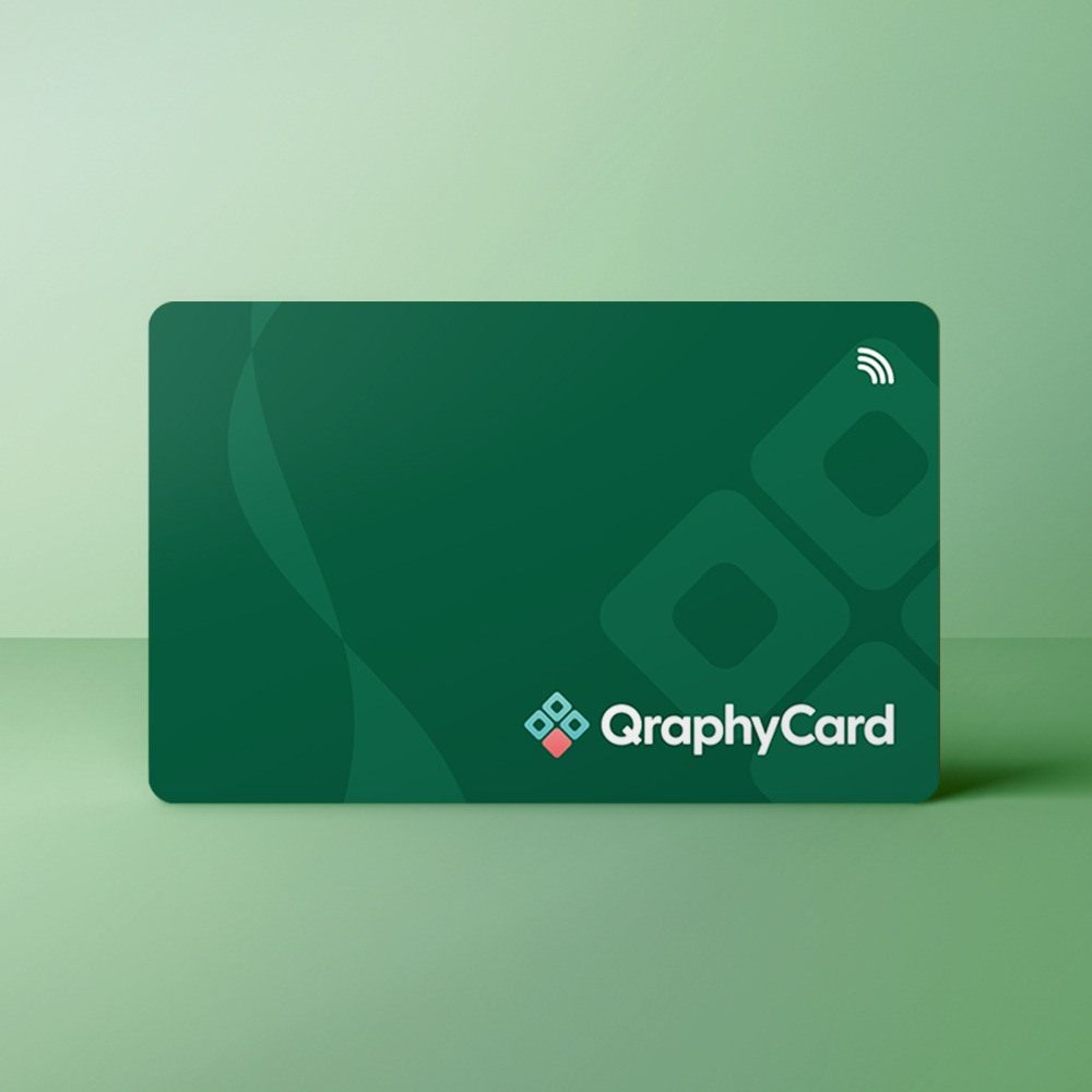 NFC Visitekaart Groene Swirl