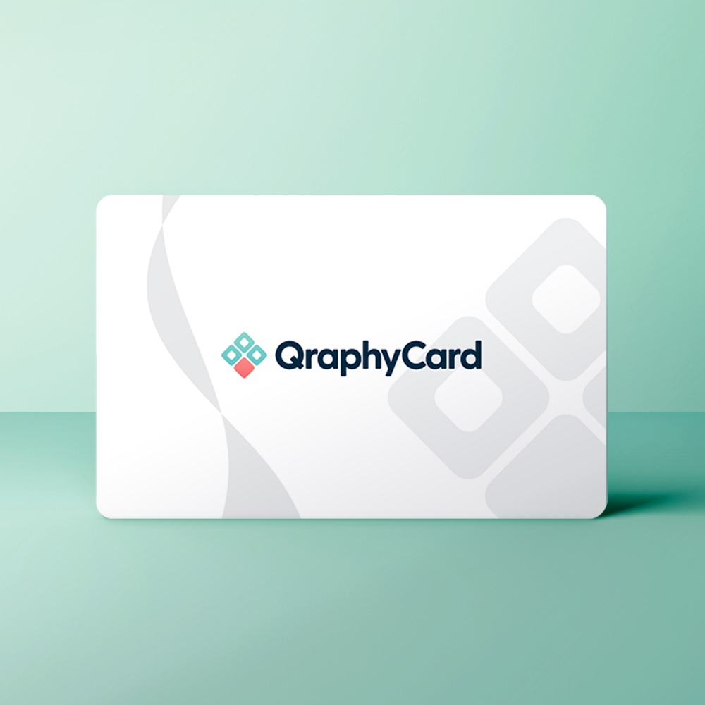 NFC Visitekaart – Witte Swirl