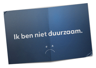 Papieren visitekaartje
