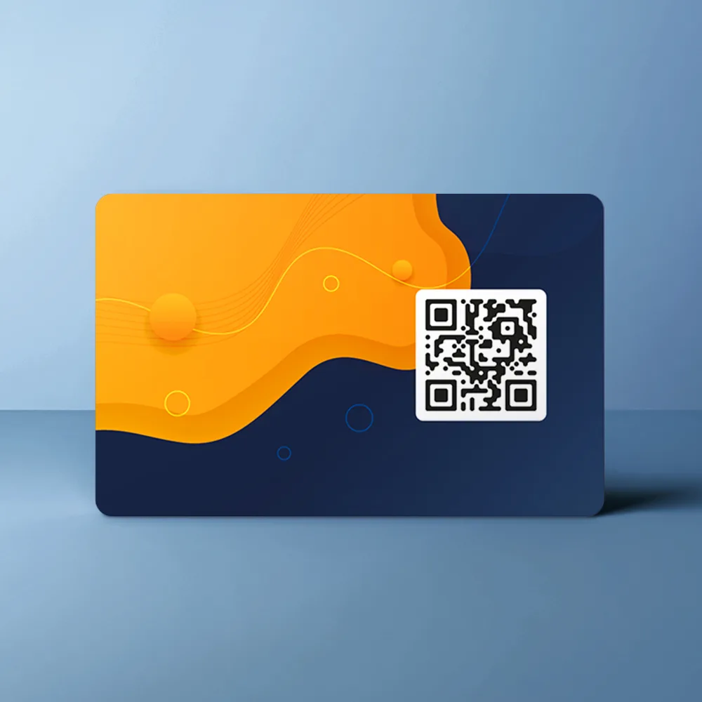 NFC Visitekaart Eggcellent — de achterkant