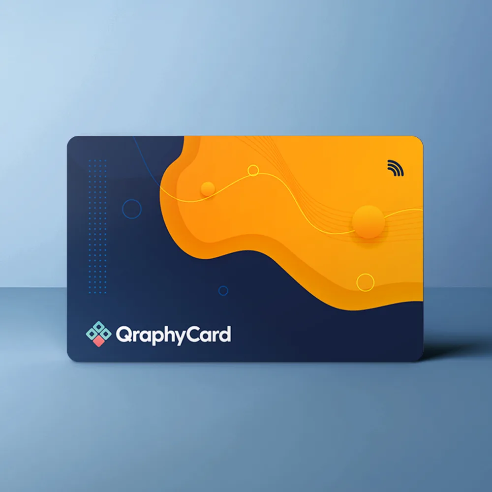 NFC Visitekaart Eggcellent — de voorkant