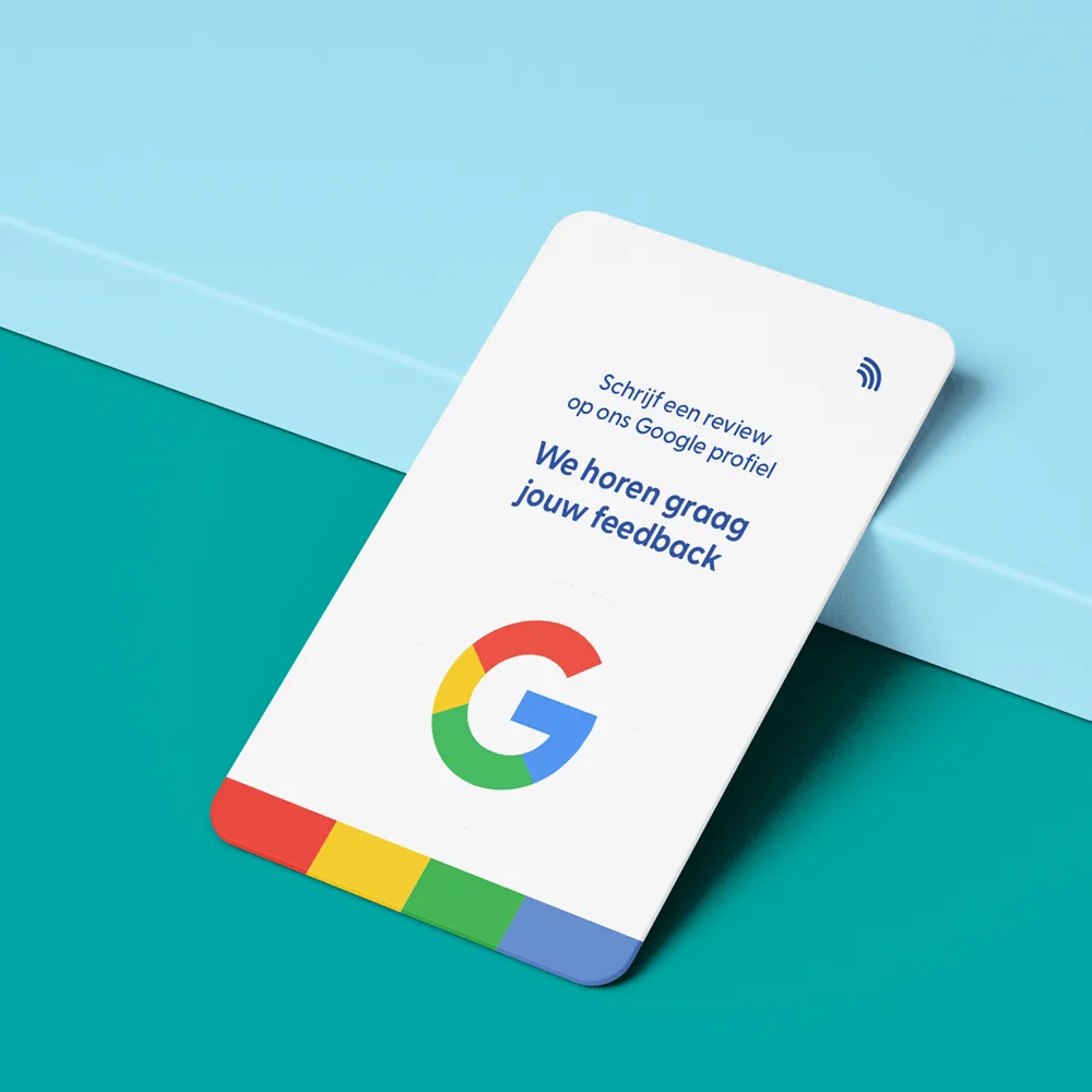 Google Review kaart – Wit, foto 3