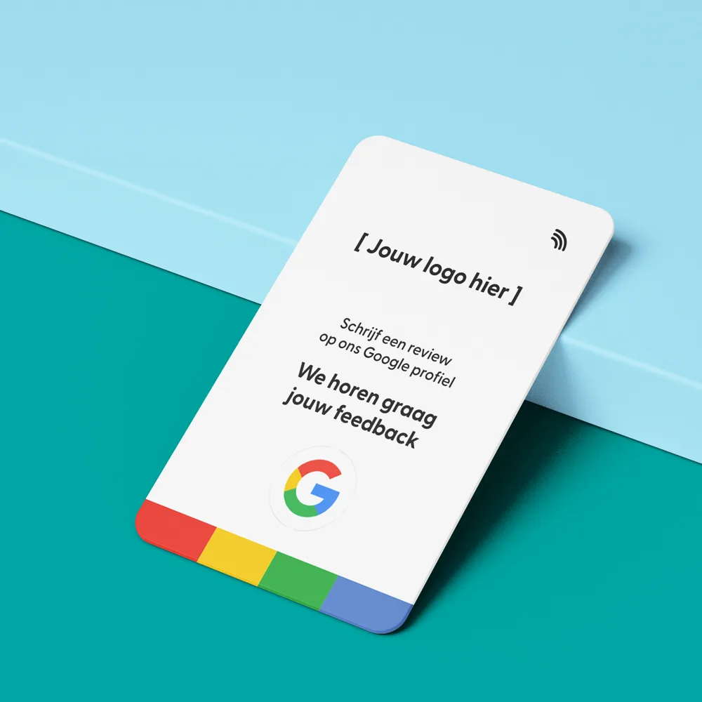 Google Review kaart – Wit – Eigen Logo, foto 4