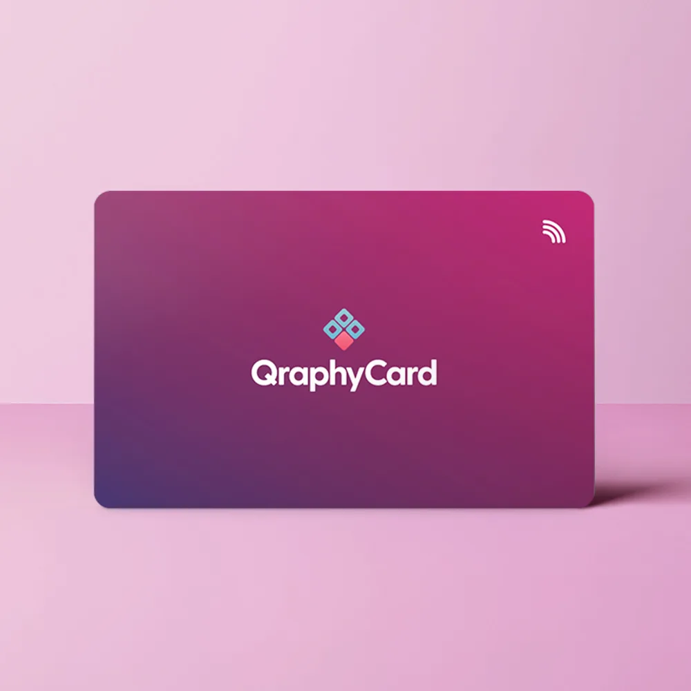 NFC Visitekaart Magenta Gradient
