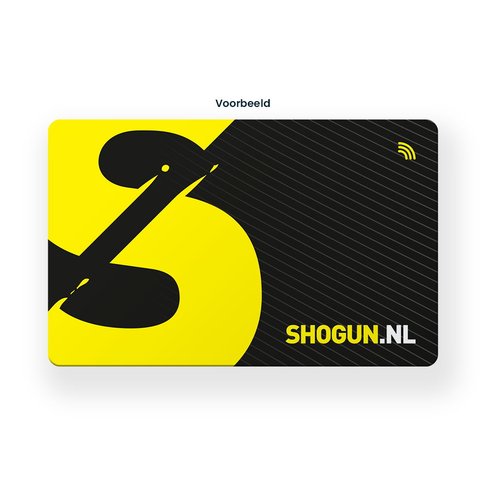 NFC Visitekaartje – Eigen ontwerp — de voorkant